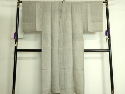 平和屋着物＊夏物 男性 長襦袢 鶸茶色地 麻 逸品 DZAA9798kh5