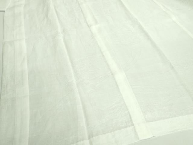 平和屋着物＊夏物 長襦袢 草花紋紗 麻 逸品 DZAA9799kh5