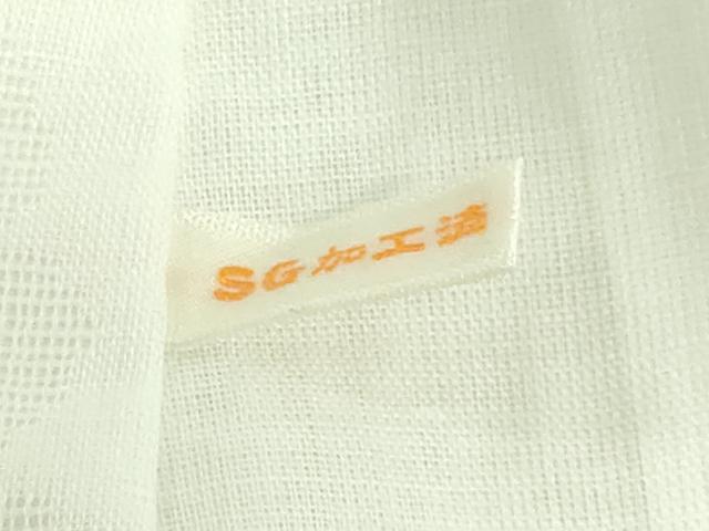 平和屋着物＊夏物 長襦袢 草花紋紗 麻 逸品 DZAA9799kh5