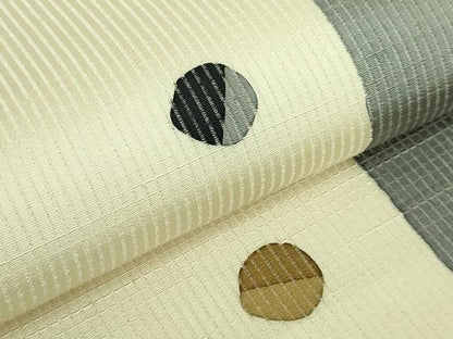平和屋着物＊極上　夏物　九寸名古屋帯　間道　逸品　DZAA9806kh5