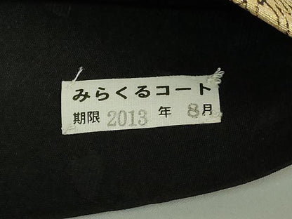 平和屋着物●極上　善之助　着物ブランド　一期一会　全通柄袋帯　名物裂　黒地　金彩　逸品　DZAA9810kh5