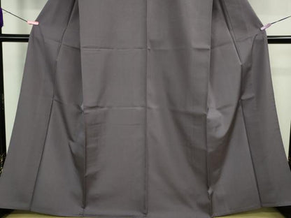 平和屋着物▽極上 色無地 単衣 紫苑色 逸品 未使用 DZAA9836kh5