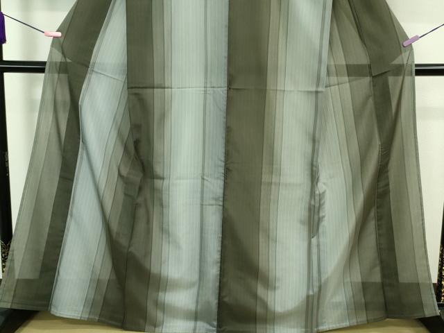 平和屋着物＊極上 夏物 小紋 間道 逸品 未使用 DZAA9857kh5