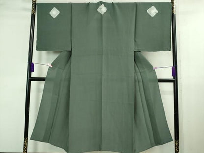 平和屋本店■極上　夏物　男性　色紋付　長羽織セット　絽　豆がら茶色　逸品　未使用　DZAA9883kh5