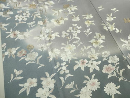 平和屋本店■極上　訪問着　紫翠刺繍　総刺繍　作家物　舞花文　暈し染め　金糸　逸品　DZAA9891kh5