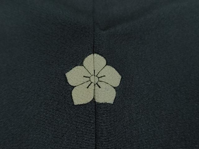 平和屋本店■極上　振袖　友禅　作家物・泰和　松花文　藍鉄色地　逸品　DZAA9893kh5