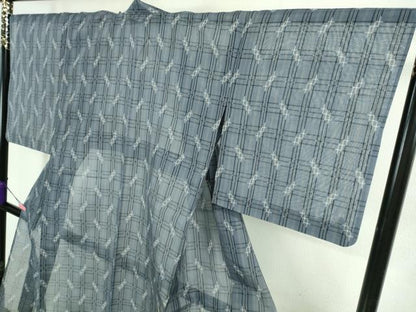 平和屋着物■極上　夏物　本場琉球絣　夏琉球　手おり　知念幸助　証紙付き　逸品　DZAA9901kh5