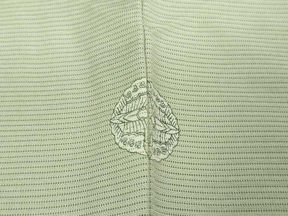 平和屋着物＊極上 夏物 訪問着 刺繍 絽 辻が花 柳鼠色地 暈し染め 金彩 逸品 DZAA9902kh5
