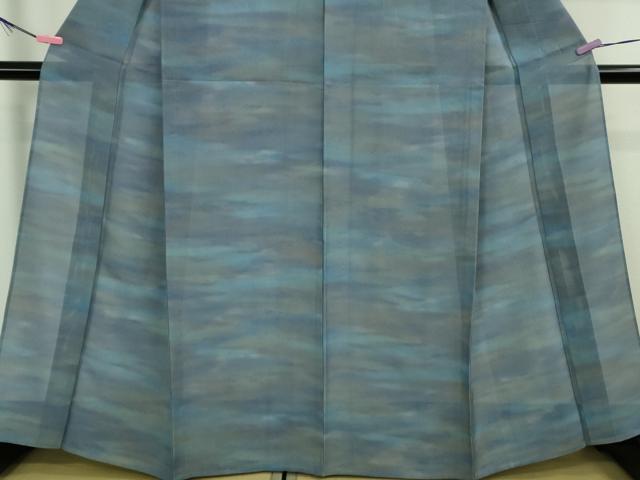 平和屋着物＊極上 夏物 小紋 霞文 暈し染め 逸品 DZAA9903kh5