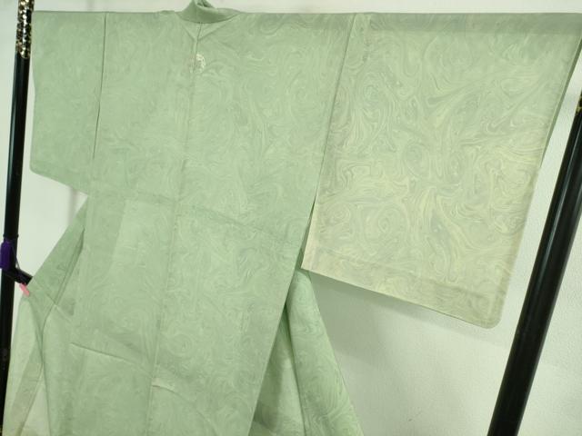 平和屋着物＊極上 夏物 訪問着 絽 墨流し文様 暈し染め 逸品 DZAA9909kh5