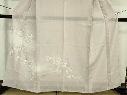 平和屋本店＊極上 夏物 訪問着 絽 五泉 花唐草文 暈し染め 反端付き 逸品 DZAA9910kh5