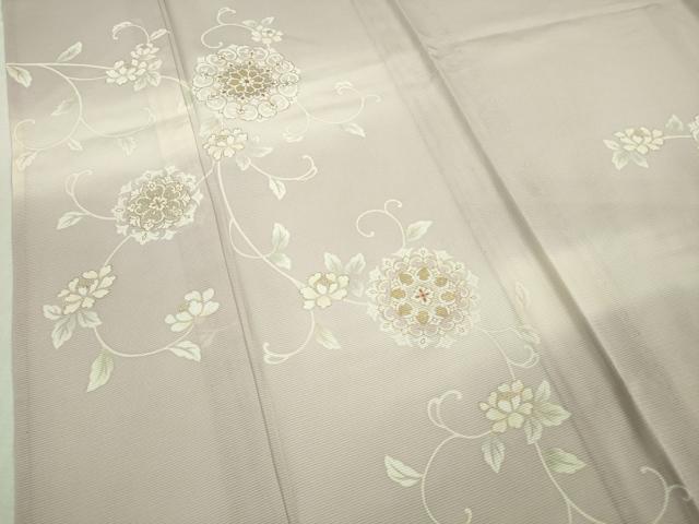 平和屋本店＊極上 夏物 訪問着 絽 五泉 花唐草文 暈し染め 反端付き 逸品 DZAA9910kh5