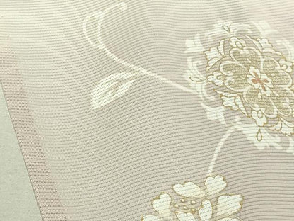 平和屋本店＊極上 夏物 訪問着 絽 五泉 花唐草文 暈し染め 反端付き 逸品 DZAA9910kh5