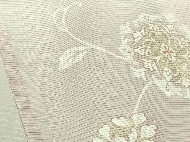 平和屋本店＊極上 夏物 訪問着 絽 五泉 花唐草文 暈し染め 反端付き 逸品 DZAA9910kh5