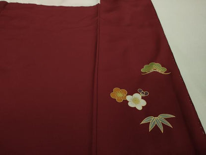 平和屋着物■極上　訪問着　宝尽くし　黒地　逸品　DZAA9921kh5