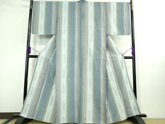 平和屋着物▽極上 紬 単衣 間道 逸品 DZAA9935kh5