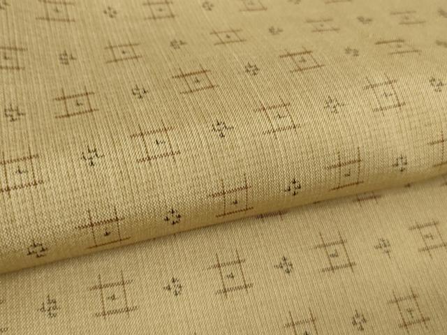 平和屋着物＊極上 夏物 紗紬 枯色地 逸品 DZAA9945kh5