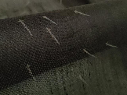 平和屋着物＊極上 夏物 絹芭蕉 紗紬 メダカ 紫黒色地 逸品 未使用 DZAA9946kh5