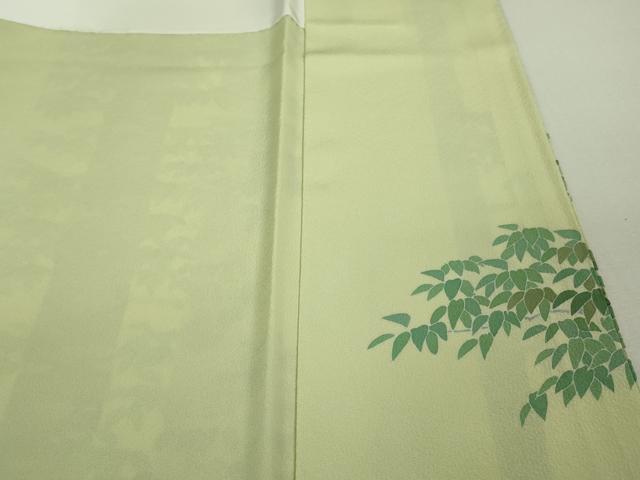 平和屋本店■極上　十日町　加賀草木友禅の第一人者　田村哲彦　訪問着　白樺　暈し染め　逸品　DZAA9960kh5