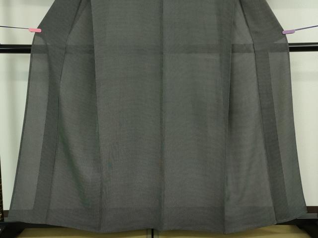 平和屋着物＊極上 夏物 小紋師 黒岩秀硯 江戸小紋 絽 行儀 黒×白 逸品 DZAA9989kh5