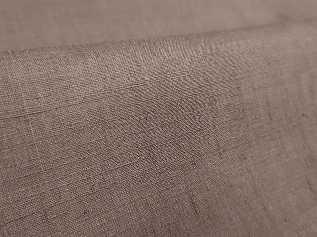 平和屋着物●極上 本場結城紬 重要無形文化財 色無地 梅鼠色 小倉商店謹製 証紙付き 逸品 未使用 DZAA9995kh5