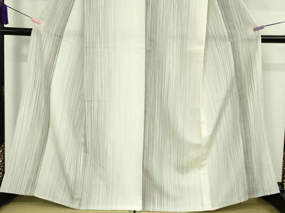平和屋着物■極上　本塩沢　やまだ織　200色　単衣　さが美扱い　逸品　未使用　DZAA9998kh5