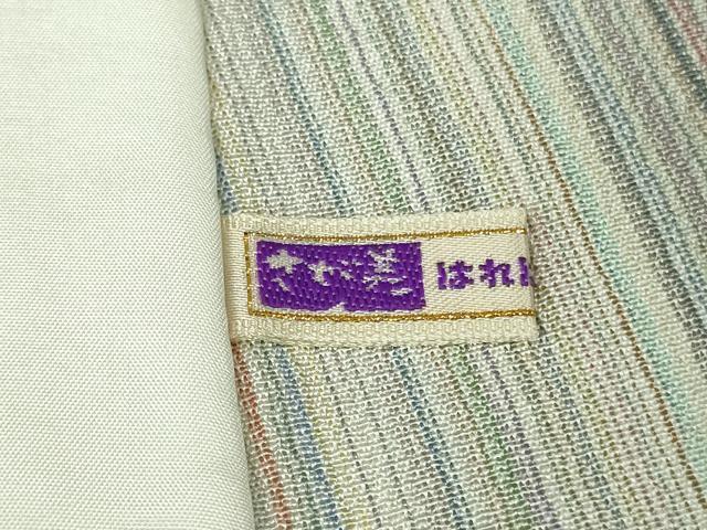 平和屋着物■極上　本塩沢　やまだ織　200色　単衣　さが美扱い　逸品　未使用　DZAA9998kh5