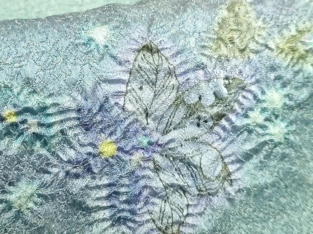 平和屋本店■極上　久保田一竹　幻の辻が花　太鼓柄袋帯　金通し地　逸品　DZAB0041kh5