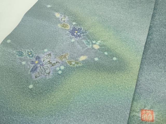 平和屋本店■極上　久保田一竹　幻の辻が花　太鼓柄袋帯　金通し地　逸品　DZAB0041kh5