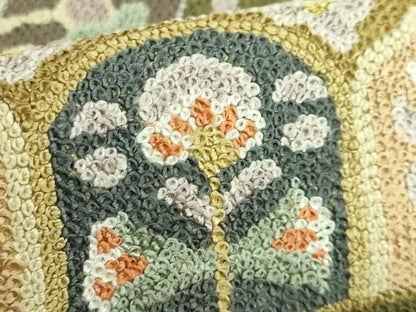 平和屋本店■最高級　中国三大刺繍　相良刺繍　総刺繍　袋帯　100万粒　総詰め　切嵌花唐草　金糸　逸品　DZAB0072kh5