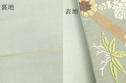平和屋着物●極上 西陣 河合美術織物謹製 六通柄袋帯 唐織 能衣錦 鳳凰花文 逸品 DZAB0077kh5