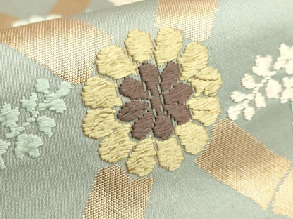 平和屋着物●極上 西陣 河合美術織物謹製 六通柄袋帯 唐織 能衣錦 鳳凰花文 逸品 DZAB0077kh5