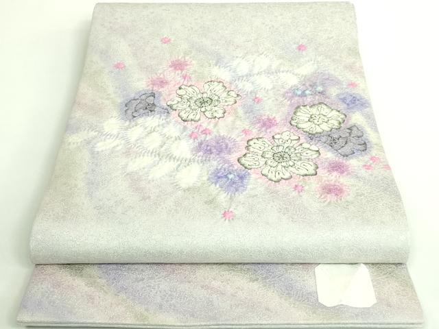 平和屋本店■極上　久保田一竹　幻の辻が花　太鼓柄袋帯　金通し地　逸品　未使用　DZAB0086kh5