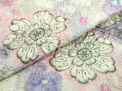 平和屋本店■極上　久保田一竹　幻の辻が花　太鼓柄袋帯　金通し地　逸品　未使用　DZAB0086kh5