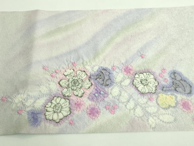 平和屋本店■極上　久保田一竹　幻の辻が花　太鼓柄袋帯　金通し地　逸品　未使用　DZAB0086kh5