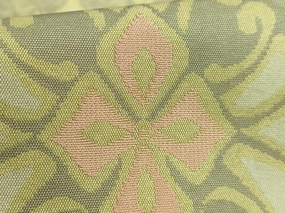 平和屋本店■最高級　人間国宝　北村武資　経錦　六通柄袋帯　花菱紋　逸品　DZAB0088kh5
