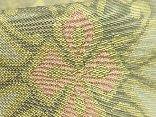 平和屋本店■最高級　人間国宝　北村武資　経錦　六通柄袋帯　花菱紋　逸品　DZAB0088kh5