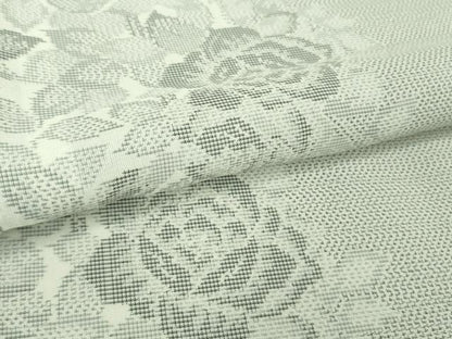 平和屋着物■極上　夏物　本場大島紬　夏大島　草花間道　逸品　DZAB0126kh5