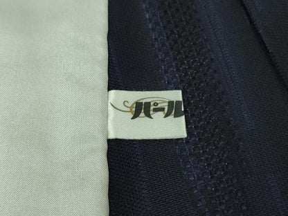 平和屋着物＊極上 夏物 小紋 紋紗 よろけ縞 ロング丈 逸品 DZAB0130kh5