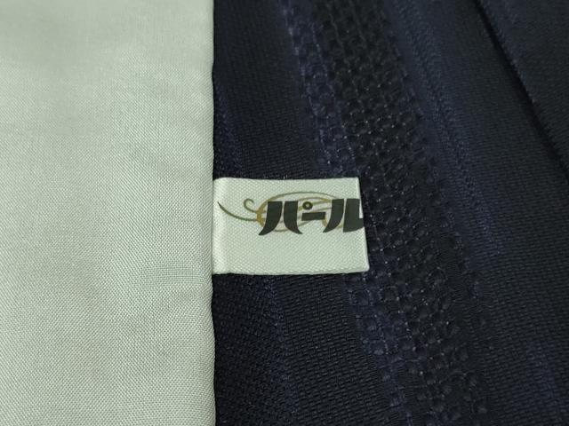 平和屋着物＊極上 夏物 小紋 紋紗 よろけ縞 ロング丈 逸品 DZAB0130kh5