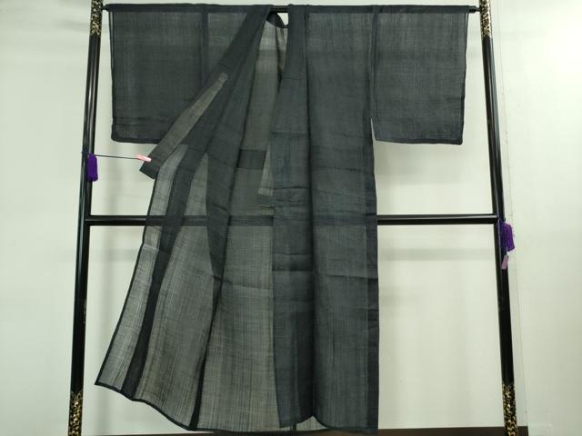⭐︎K0845 未使用品 逸品 単衣 夏向き 希少 越後上布 芋麻 小紋 平和屋本店□極上 夏物 男性 重要無形文化財 本場宮古上布 苧麻
