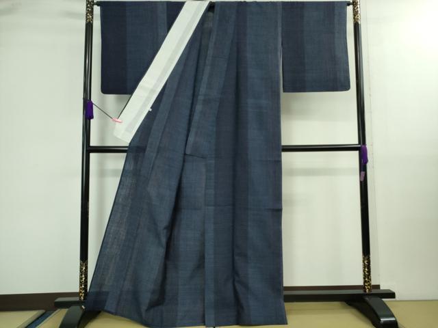 平和屋着物＊極上 夏物 結城紬 夏結城 80亀甲 間道 大丸扱い 逸品 DZAB0137kh5