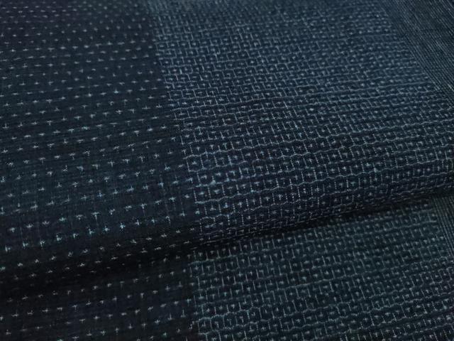 平和屋着物＊極上 夏物 結城紬 夏結城 80亀甲 間道 大丸扱い 逸品 DZAB0137kh5