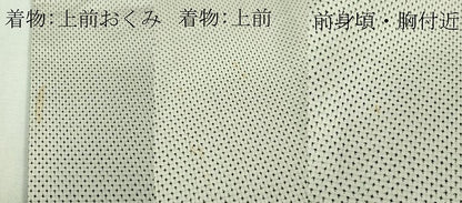 平和屋本店■極上　男性　本場大島紬　白大島　長羽織　羽裏・龍　逸品　DZAB0142kh5