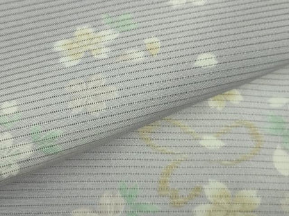 平和屋着物＊極上 夏物 小紋 絽 舞花文 藤色地 暈し染め 逸品 未使用 DZAB0145kh5