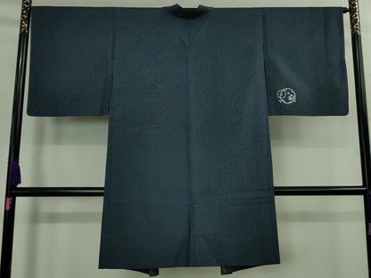 平和屋着物■極上　BANKANわものや　長羽織　単衣　螺鈿　銀通し地　たとう紙・残布付き　逸品　未使用　DZAB0185kh5