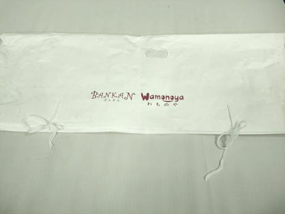 平和屋着物■極上　BANKANわものや　長羽織　単衣　螺鈿　銀通し地　たとう紙・残布付き　逸品　未使用　DZAB0185kh5