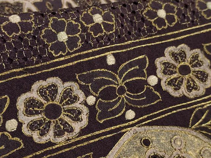平和屋本店■極上　中国三大刺繍　スワトウ刺繍　汕頭刺繍　総刺繍　訪問着　花唐草文　金糸　ますいわ屋扱い　逸品　DZAB0189kh5