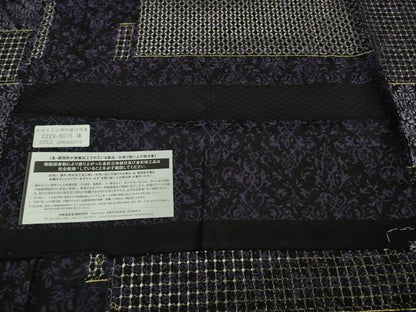 平和屋本店■極上 金彩友禅 卓越技能者 名工 和田光正 光映金彩 汕頭刺繍 訪問着 単衣 お召地 夢蒔絵 銀彩 反端付 逸品 未使用 DZAB0200kh5