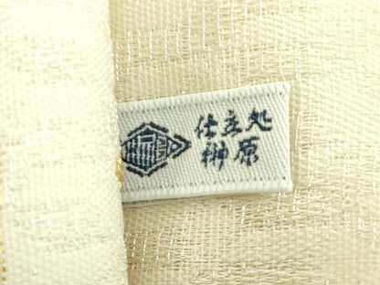 平和屋着物＊極上 夏物 井上明子 太鼓柄袋帯 ミミズク 金銀糸 逸品 DZAB0217kh5